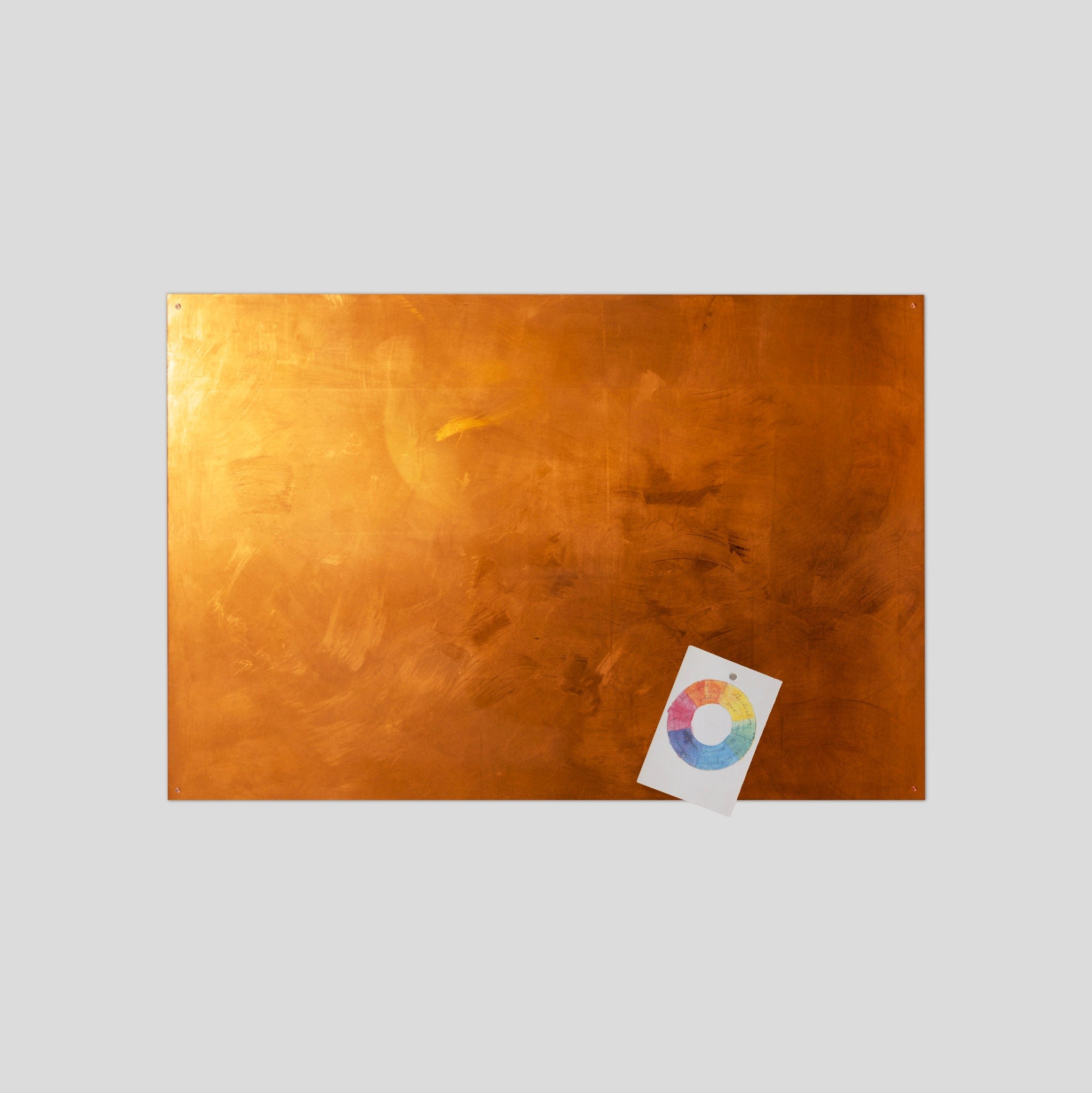 Copper Kupfer Magnet Board Whiteboard Art Blattmetall Pin Wall Handmade Kunst Magnetwand 
