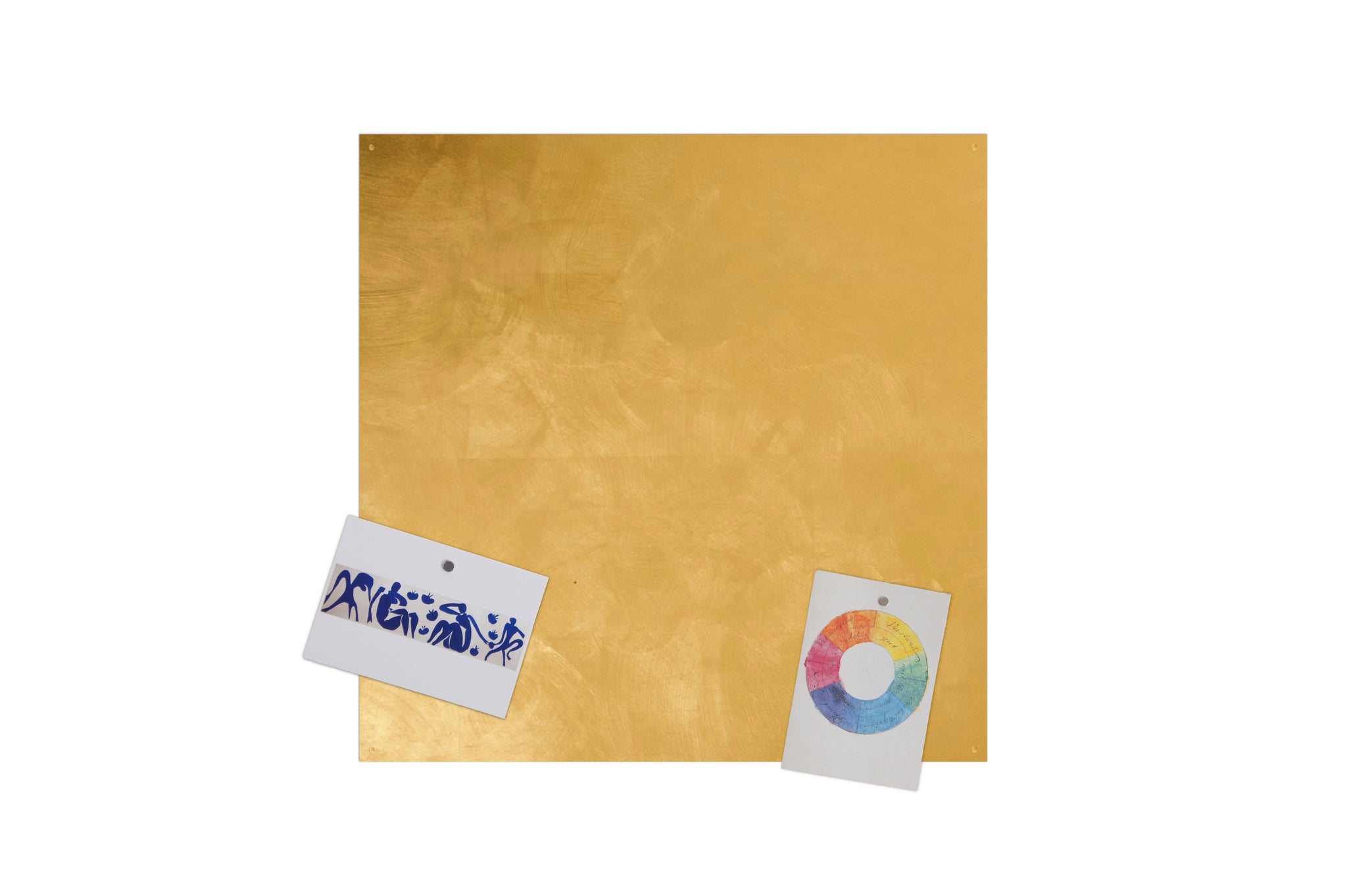 Gold Magnet Board  / Whiteboard