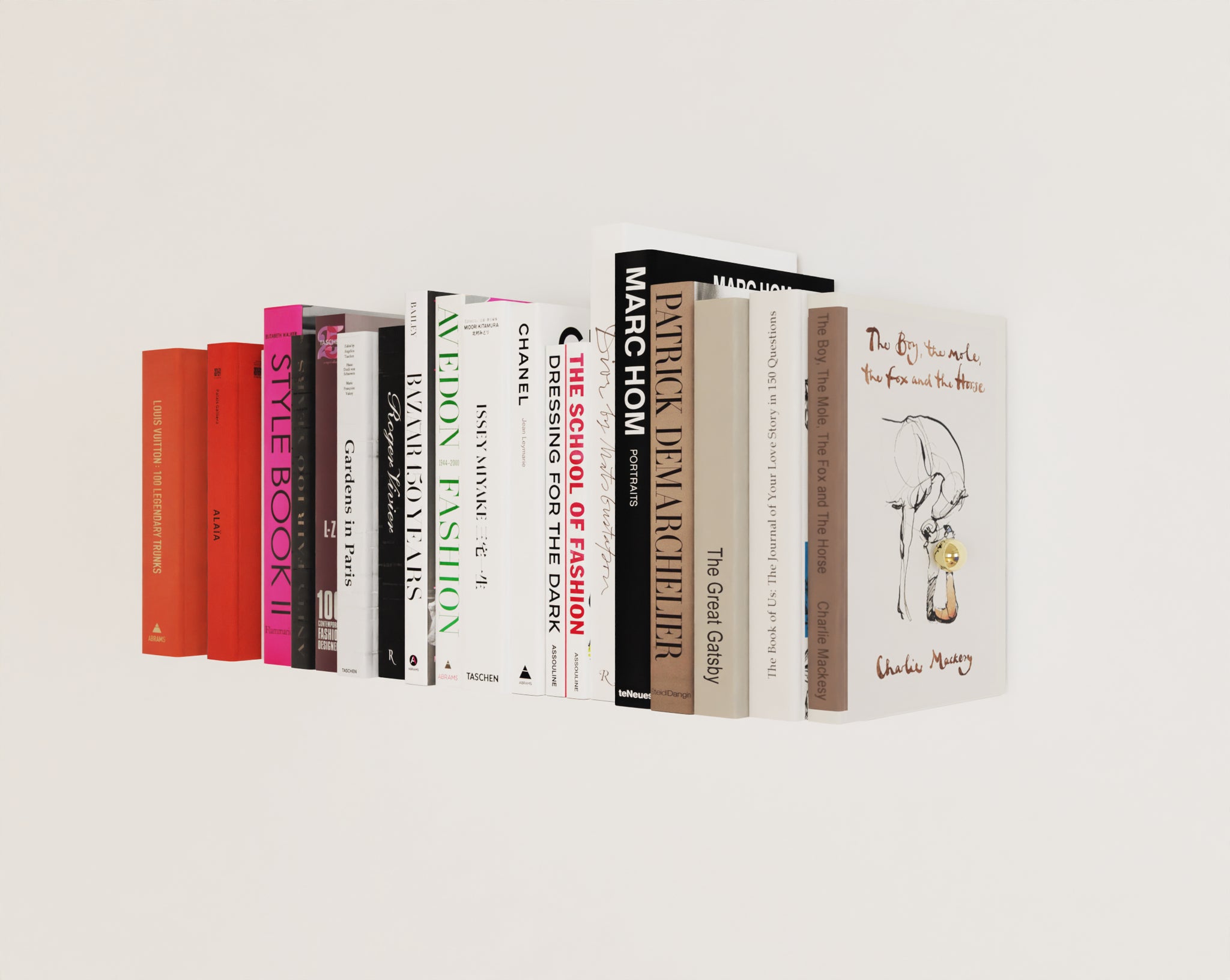 Golden/Silver Ball - floating invisible book shelf - horizontal