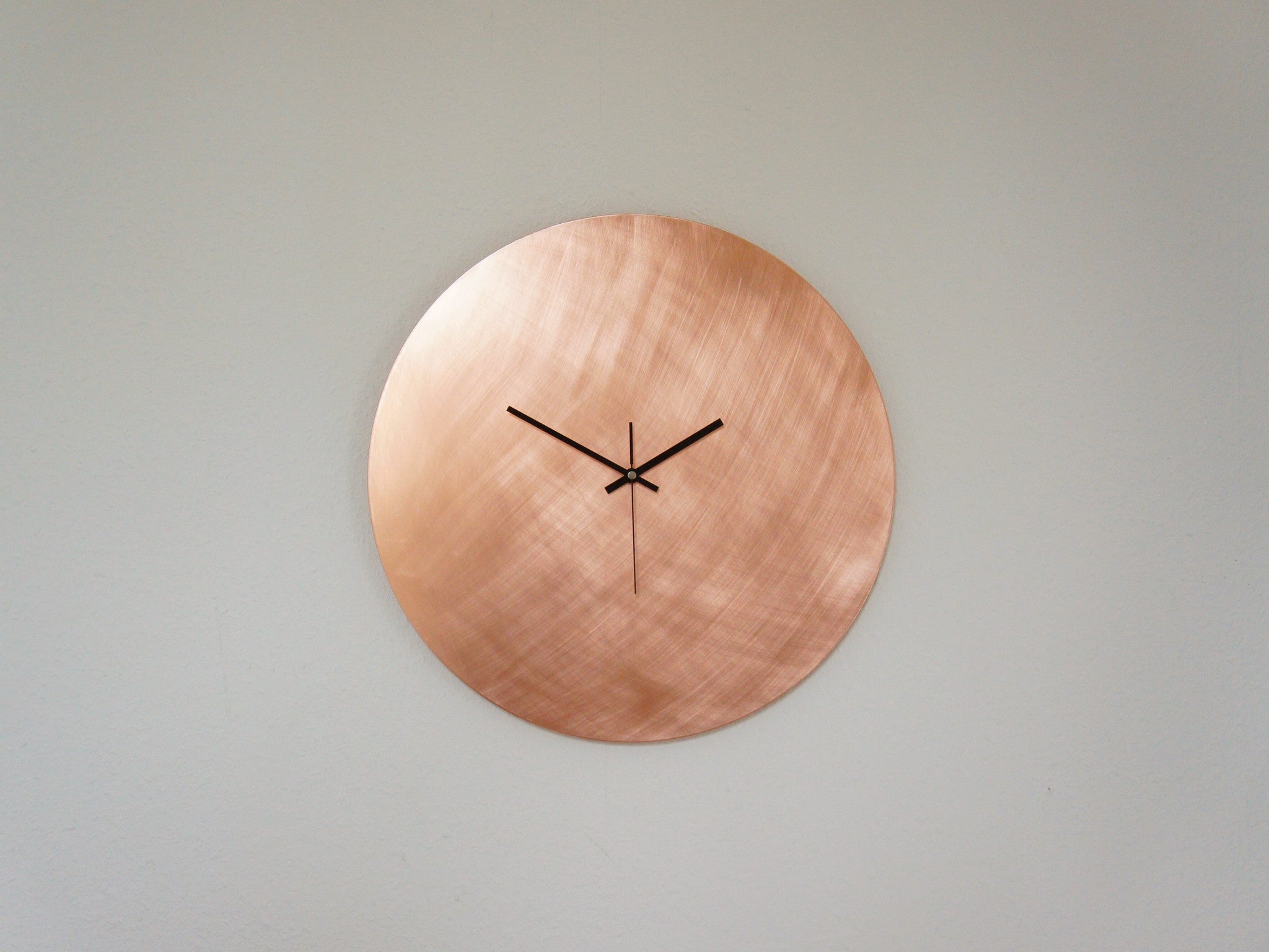 Kupfer Wanduhr Copper Wall Clock 45 cm Calvill